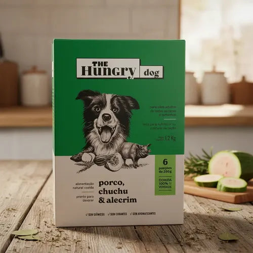 Alimento Natural Para Cães Porco Chuchu & Alecrim 1,2kg
