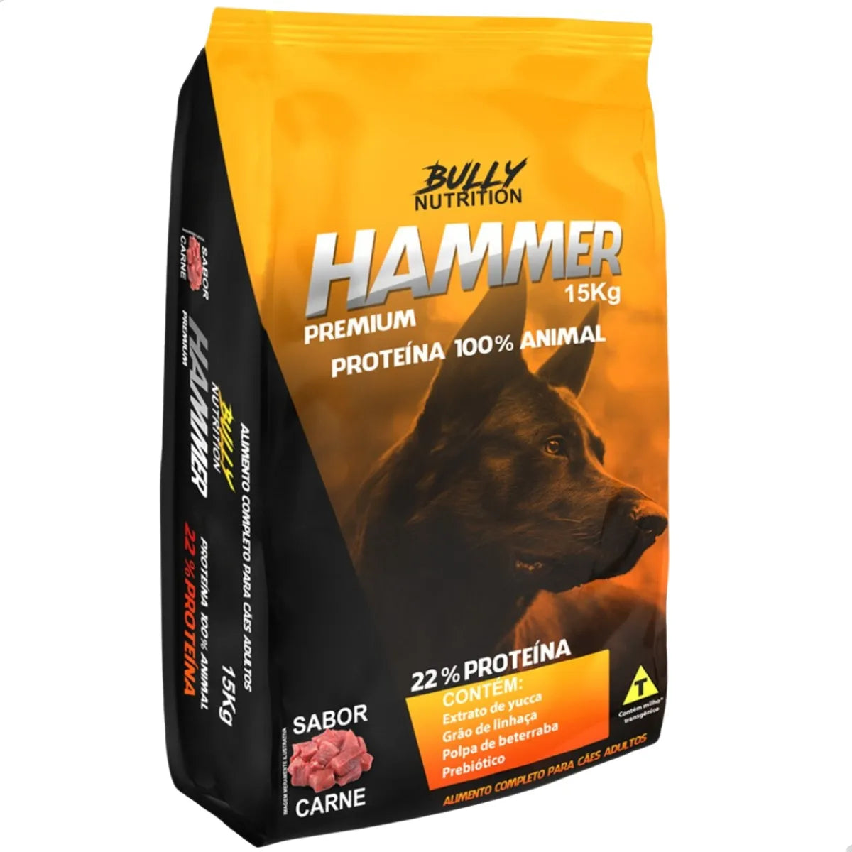 Ração Proteica Para Cachorros Todas As Raças Hammer Premium 15kg Cachorro Forte