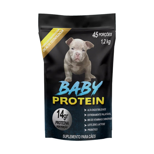 Suplemento Alimentar Para Cachorros Filhotes Bully Baby Protein 1.2Kg Cachorro Forte - Assinatura