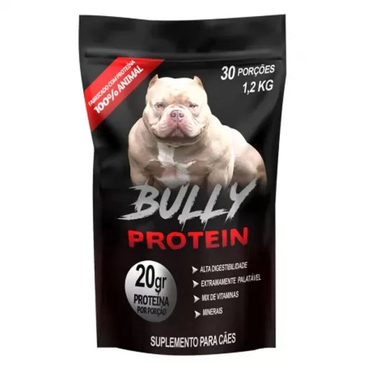 Suplemento Alimentar P/ Cães 100% Natural Bully Protein 1.2Kg Cachorro Forte - Assinatura
