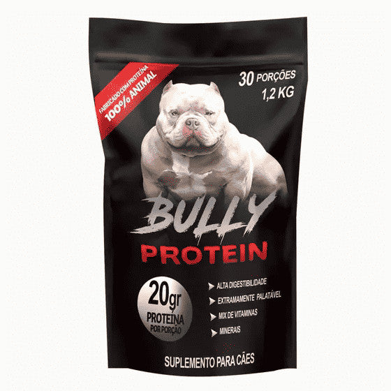 Ração Molossos 20kg + Suplemento Bully Protein 1,2Kg + Ganhe um Moringa Dog 60g