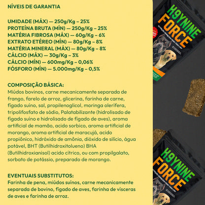 Super Snack Kaynine Force 250g + Brinde Exclusivo Boné K9 FORCE