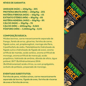 Kit 2 Snacks Alimentar K9ynine Force 60g