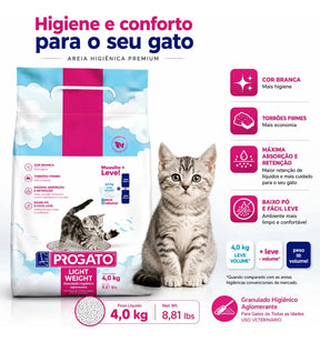 Granulado Higiênico Light Weight Progato 4kg