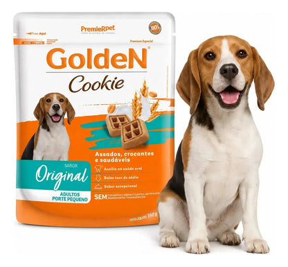 Golden Cookie Para Cães Adultos De Pequeno Porte 350g