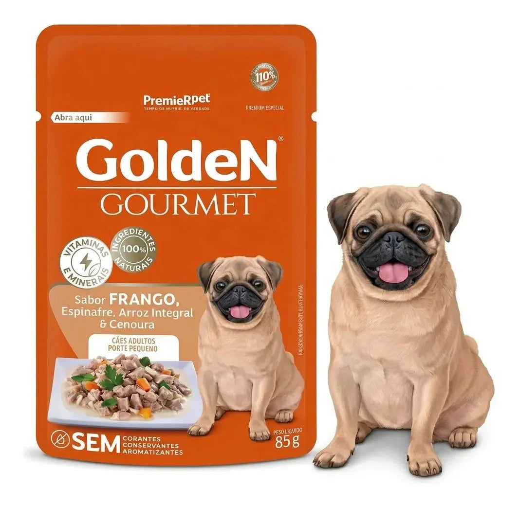 Golden Gourmet P Cães Ad Porte Pequeno Frango 85g