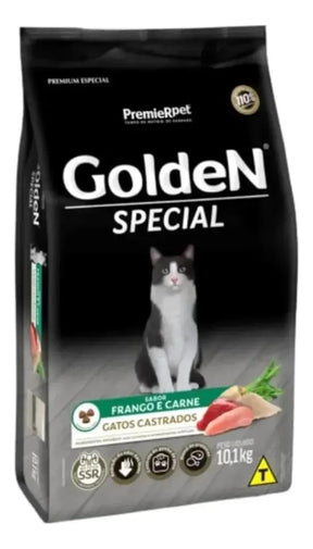 Ração Golden Special P/ Gatos Castrados Todas Raças 10,1kg