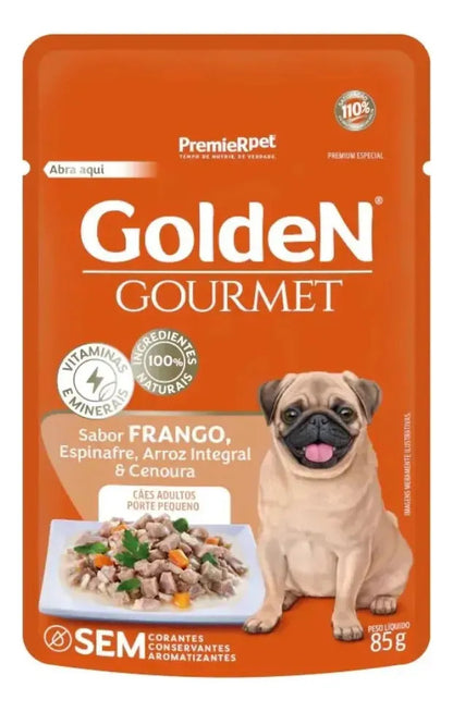 Golden Gourmet P Cães Ad Porte Pequeno Frango 85g