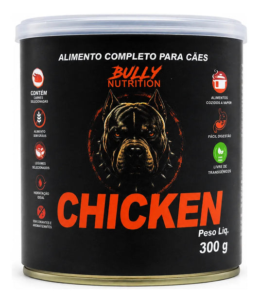 Alimento Úmido Para Cães Bully Nutrition Chicken Frango 300g