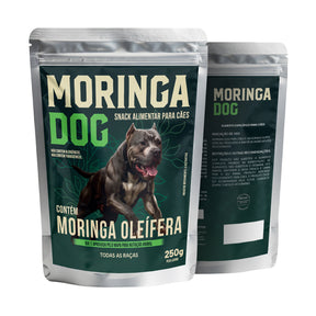 6 Snacks Alimentar Moringa Dog 250g Para Todas as Raças + Ganhe 03 Moringa Dog 60g