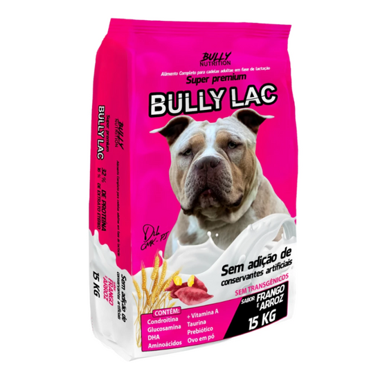 Ração Para Cachorros Em Fase de Lactação Bully Lac 15Kg Envio Imediato - Assinatura