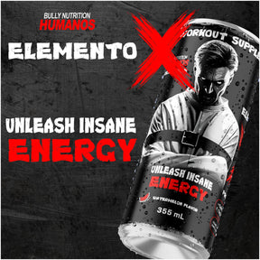 Pré Treino Energético Cafeína, Taurina e Creatina ELEMENTO X
