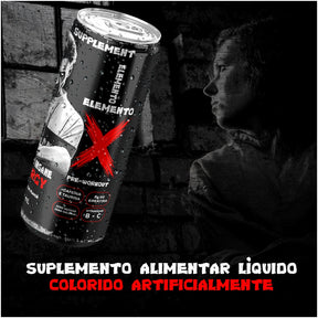 Pré Treino Energético Cafeína, Taurina e Creatina ELEMENTO X