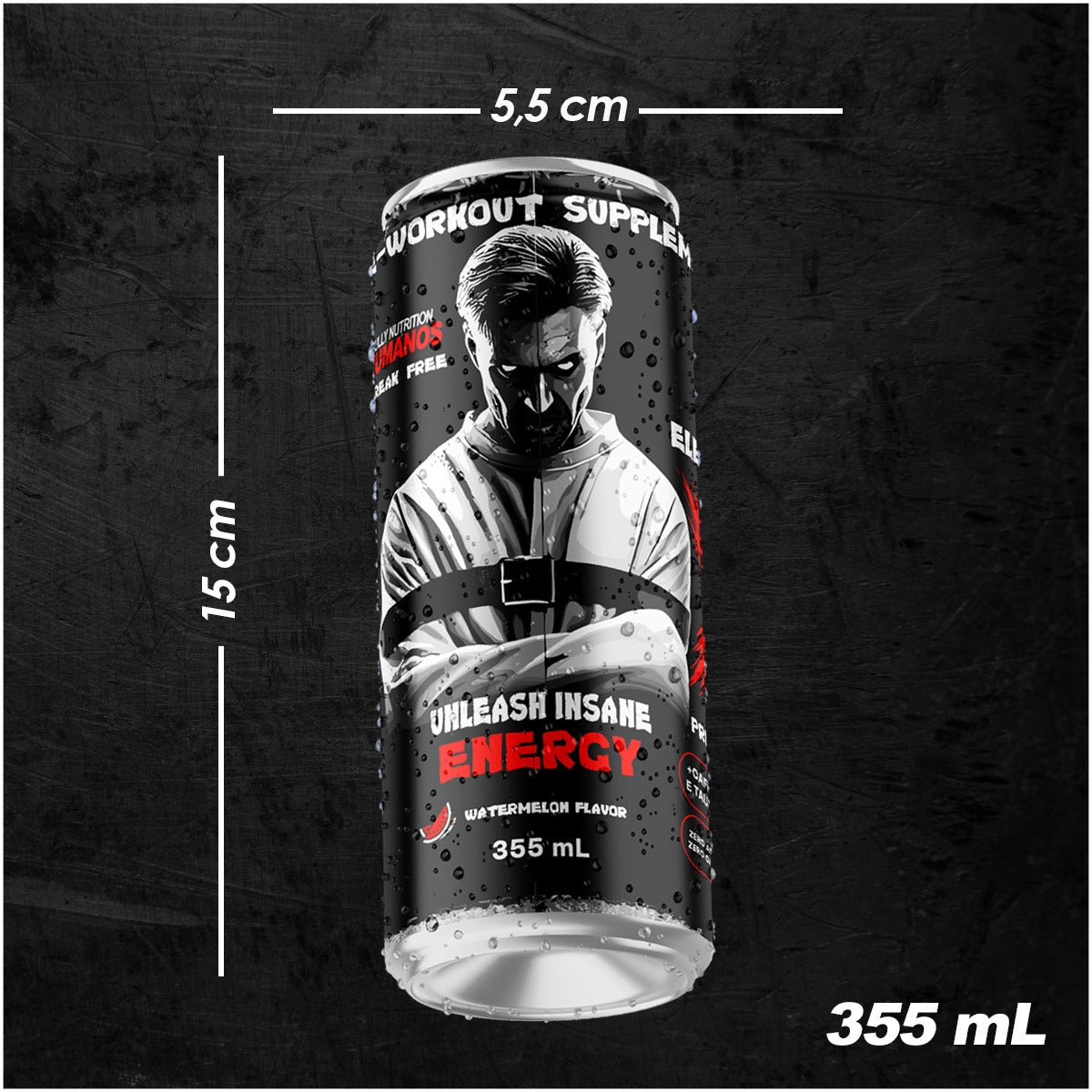 Pré Treino Energético Cafeína, Taurina e Creatina ELEMENTO X