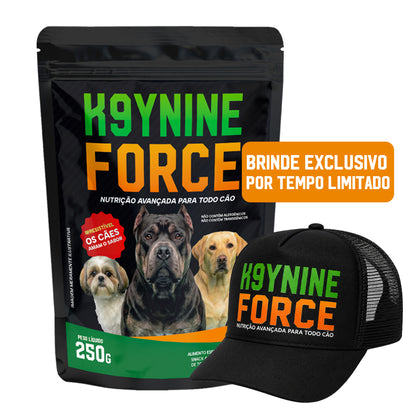 Super Snack Kaynine Force 250g + Brinde Exclusivo Boné K9 FORCE