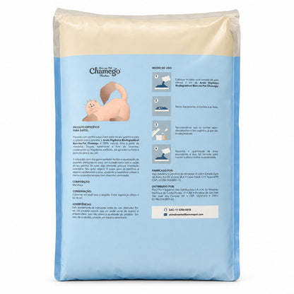 Areia Higiênica de Mandioca Bem-me-Pet Chamego de 2kg