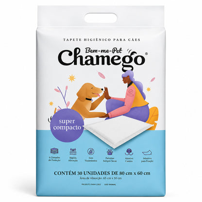 Tapete Higiênico Bem-me-Pet Chamego Para Cães 30Un
