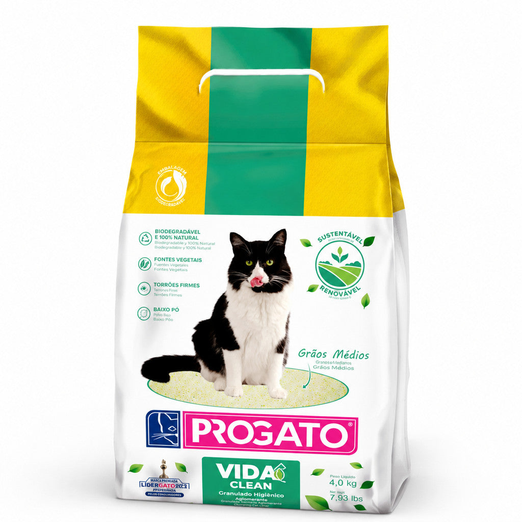 Granulado Higiênico Progato Vida Clean 4kg