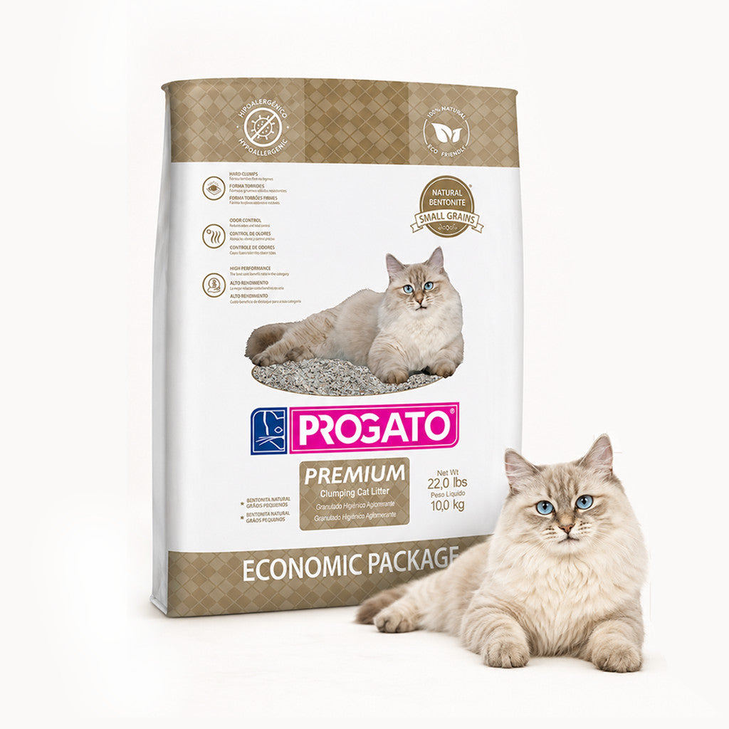 Granulado Higiênico Progato Premium para Gatos 10 kg