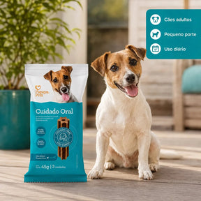 Petisco Papaya Pets Cuidado Oral Raças Pequenas 45g
