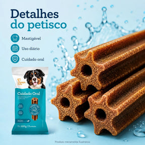 Petisco Papaya Pets Cuidado Oral Raças Grandes 120g