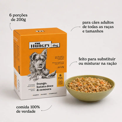 Alimento Natural P Cães Frango, Cenotura & Batata Doce 1,2kg